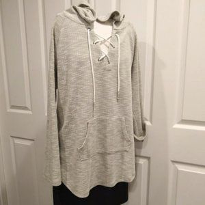 Inspired Hearts Waffle Knit Hoodie size 2X